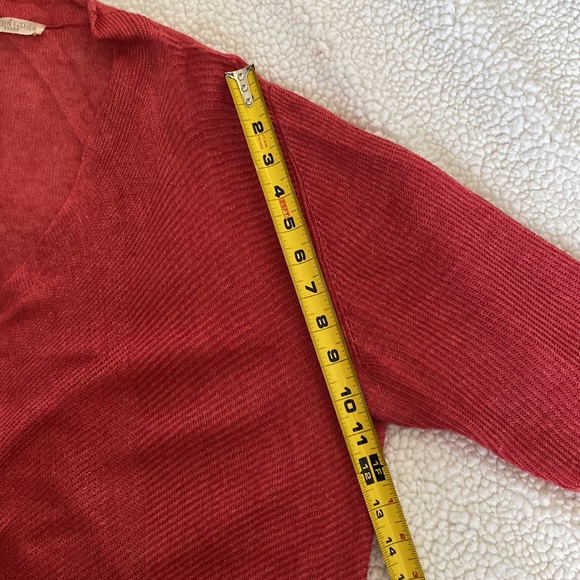 100% linen Eileen Fisher front open Cardigan - Picture 13 of 13